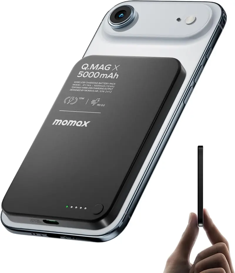 5000Mah Magnetic 0.3" Slim Wireless Power Bank 1