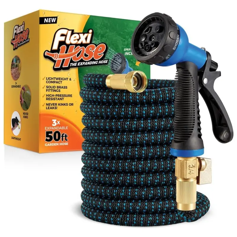 50Ft Flexi Hose Expandable Garden Water Hose 1
