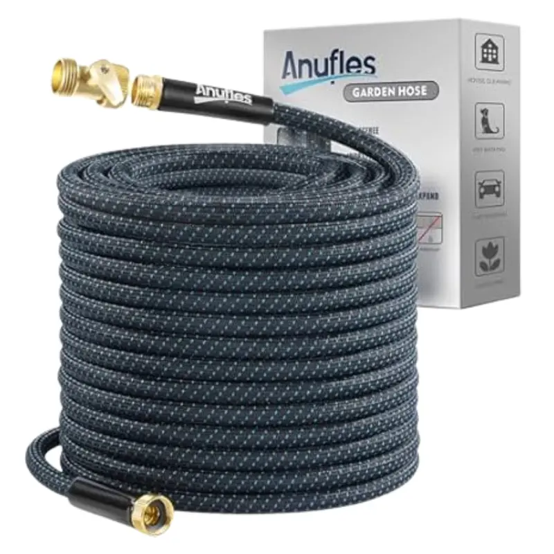 50Ft Lightweight 3-Layer Pvc Flexible Garden Water Hose 1