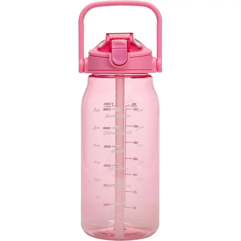 50Oz Paris Hilton Motivational Water Bottle With Straw 1