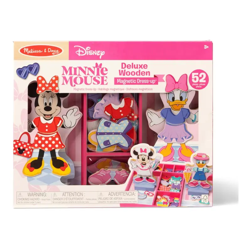 52-Piece Melissa & Doug Disney Minnie & Daisy Magnetic Dress-Up Set 1
