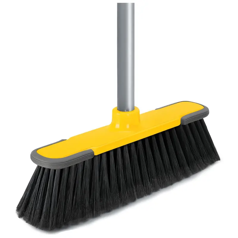 54" Long Handle Soft Bristle Broom 1