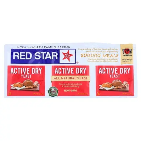 54 Packets Red Star Active Dry Yeast 1