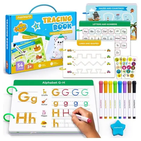 54-Page Reusable Tracing & Handwriting Practice Busy Book 1