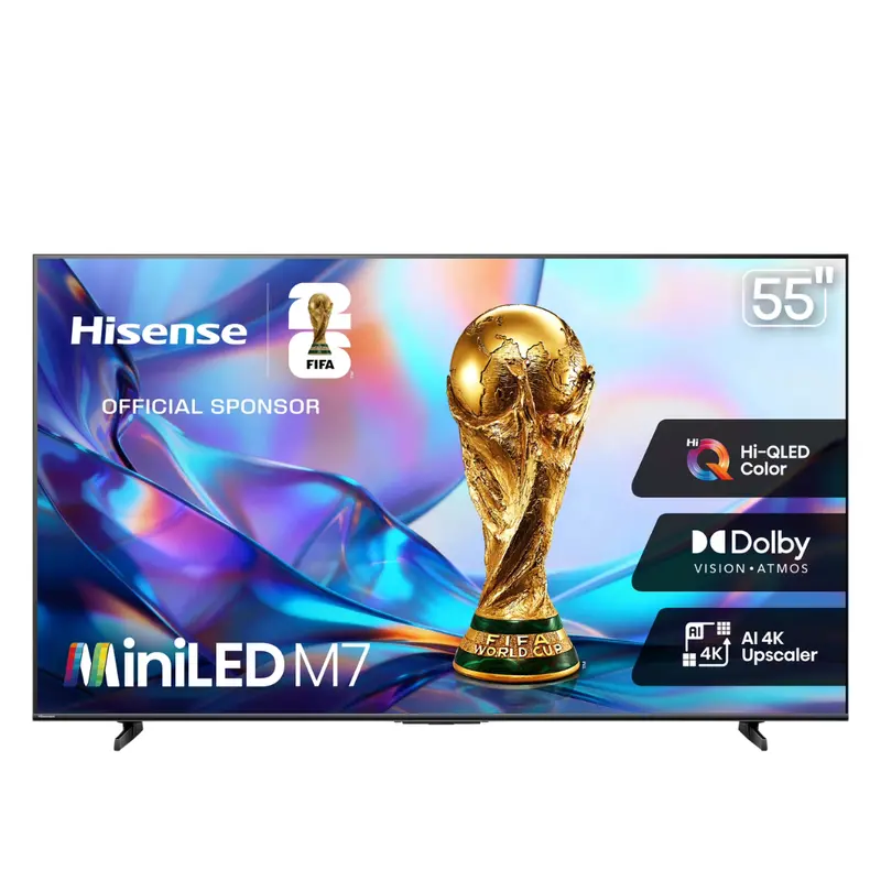 55" Hisense Class M7 Series 4K Ultra Hdr Smart Qled Google Tv 1