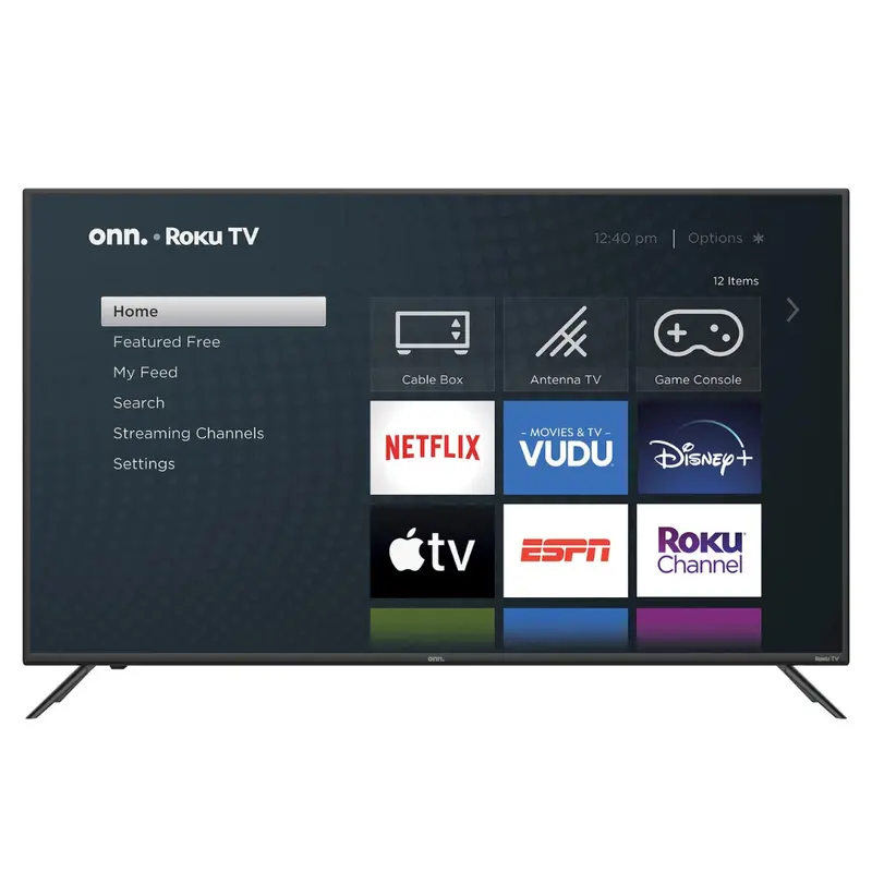 55" Onn. 100012586 4K Ultra Hdr Smart Led Roku Tv [Open Box] 1