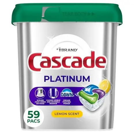 59 Cascade Platinum Dishwasher Pods Lemon 1