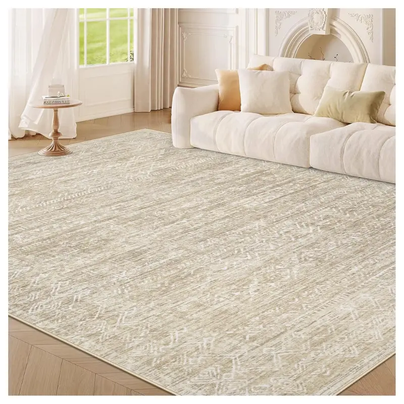 5"X 7" Modern Non Slip Soft Low Pile Geometric Rugs 1