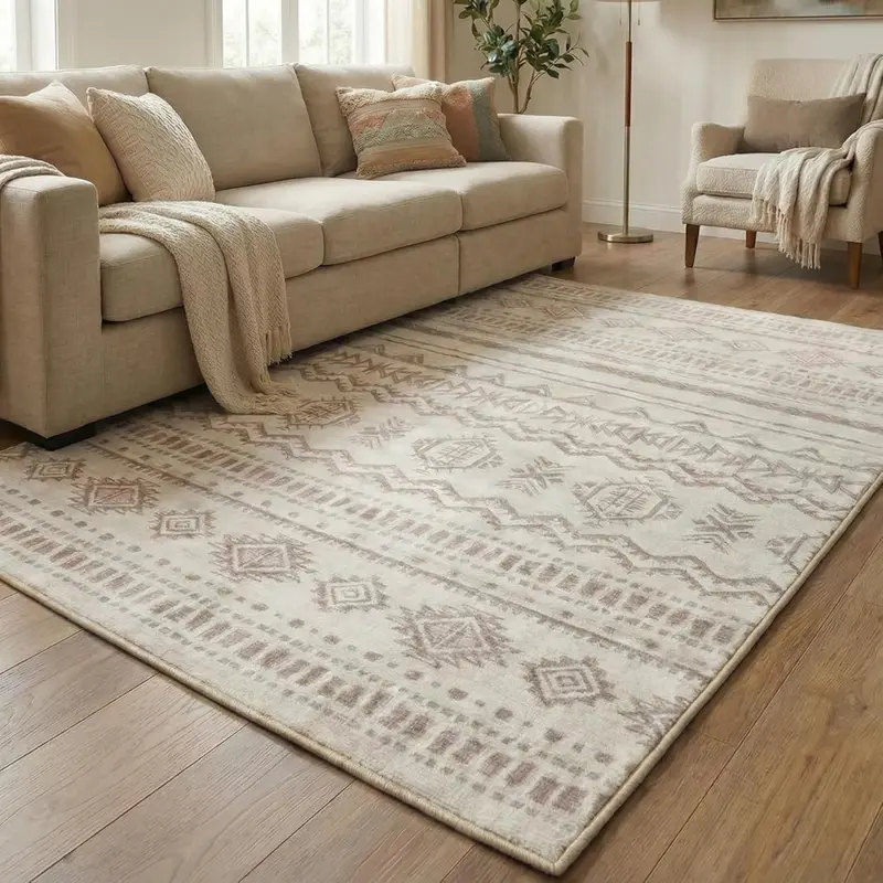 5'X7' Non-Slip Machine Washable Carpet 1