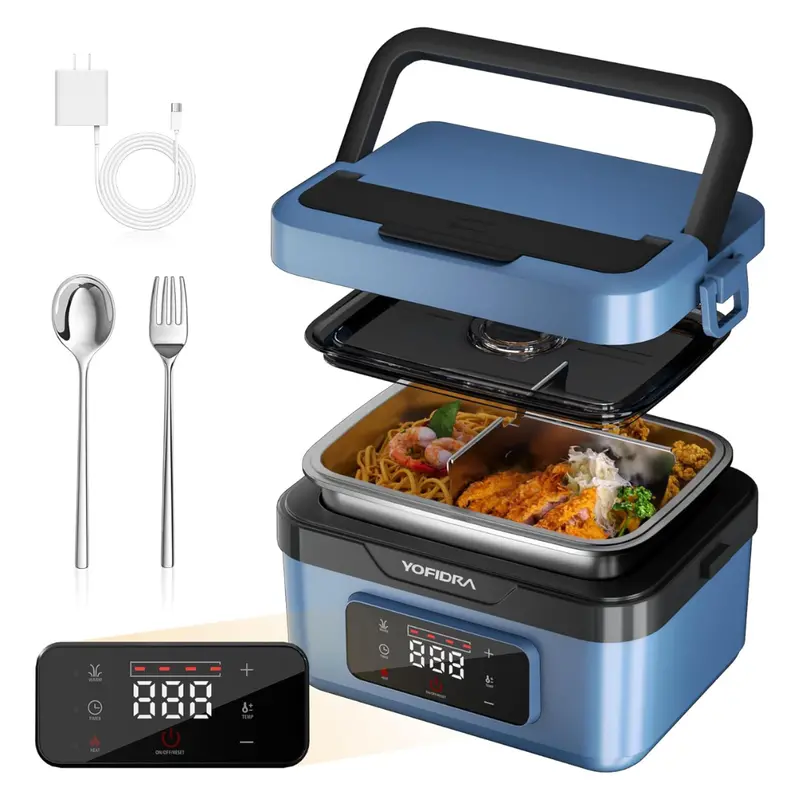6.3 Cups Cordless Electric Heated Lunch Box 1