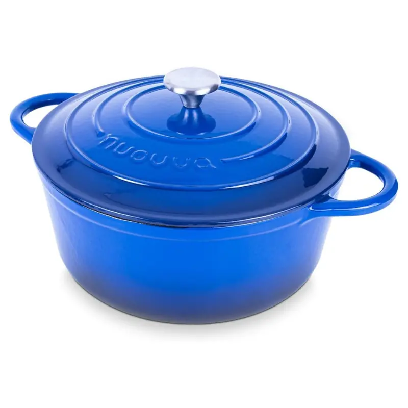 6.4-Quart Cast Iron Non-Stick Ovenproof Casserole Dutch Oven 1