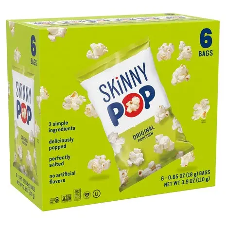 6 Bags Skinnypop Popcorn 1
