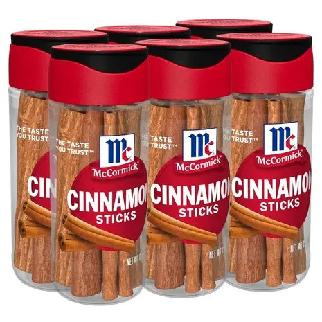 6 Containers Mccormick Cinnamon Sticks 1