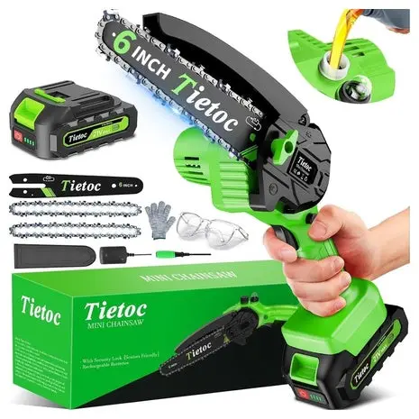 6” Cordless Mini Chainsaw 1