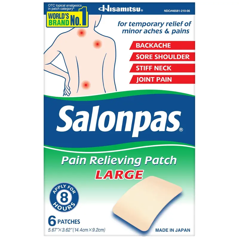 6-Count Salonpas Pain Relieving Patch 1