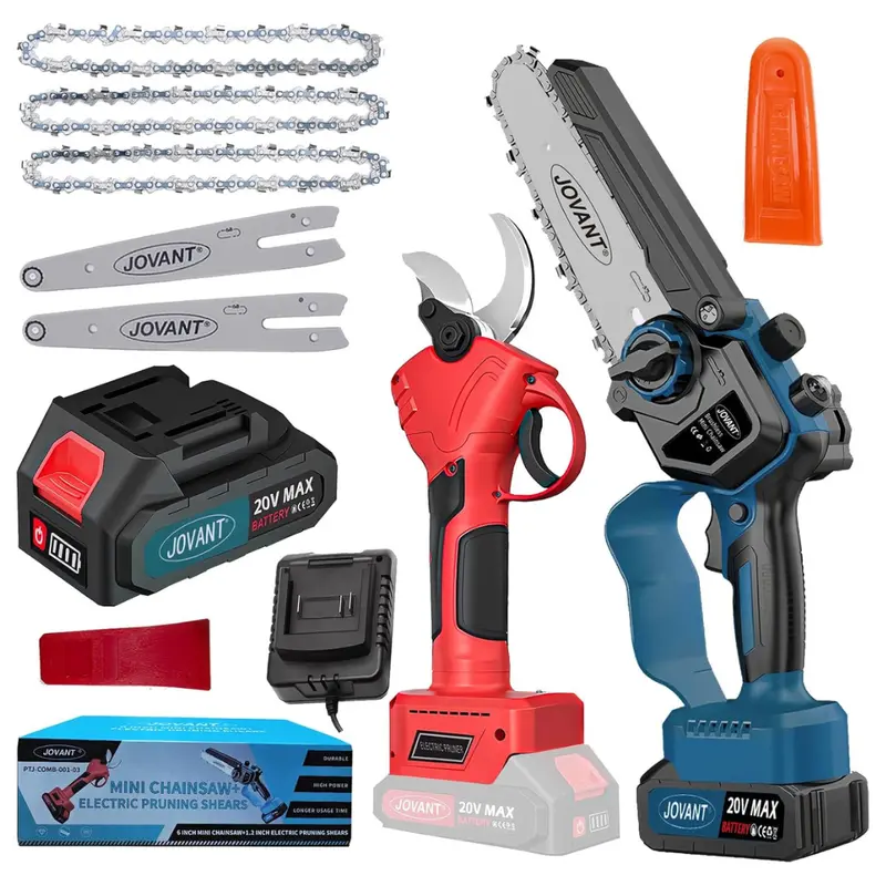 6" Electric Power Chainsaw Electric Pruner With 20V 4.0Ah Battery 1