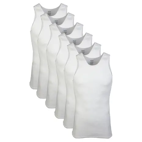 6 Gildan Men’S Tank Top Undershirts 1