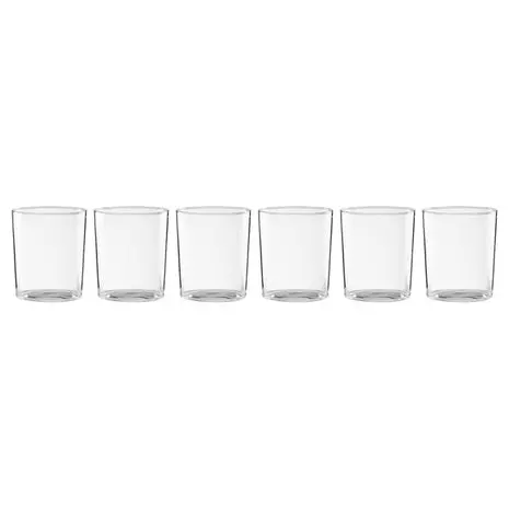6 Oneida Stackable Tall Glasses 1