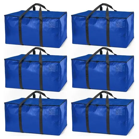 6 Or 8 Heavy-Duty Moving Storage Bags 1