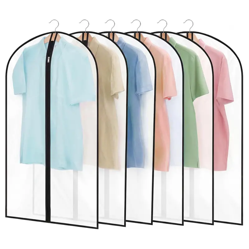 6-Pack 40" Dntorx Peva Translucent Garment Bags 1