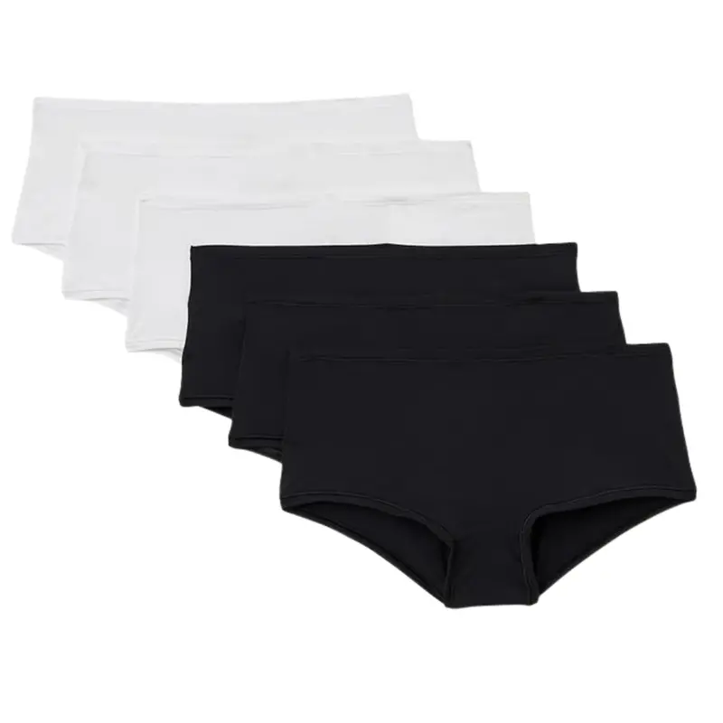 6-Pack Amazon Essentials Women's Peached Boyshort 1
