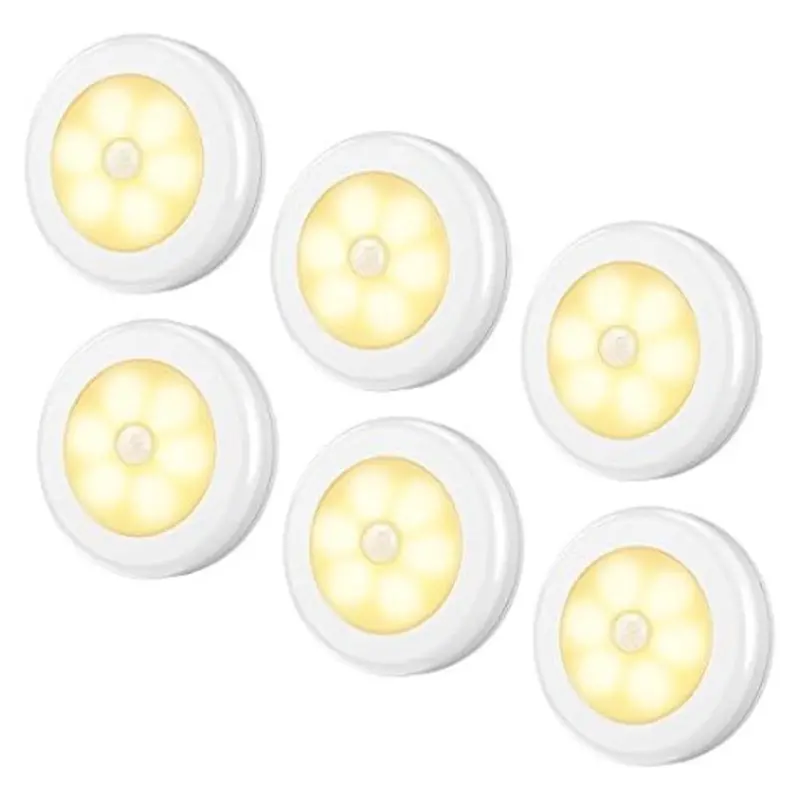 6-Pack Amir 3.15" Motion Sensor Stick On Led Lights 1
