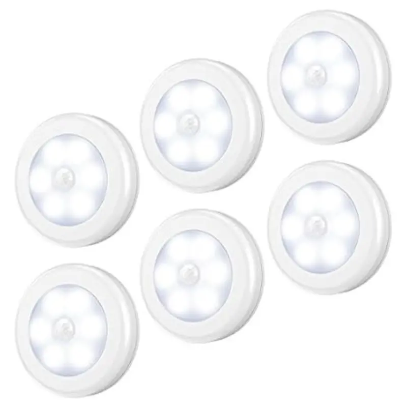 6-Pack Amir 3.15" Motion Sensor Stick On Led Lights 1