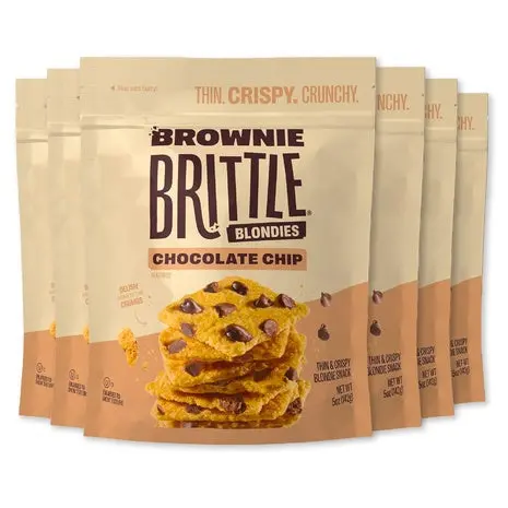 6-Pack Brownie Brittle Chocolate Chip Blondies (Ou-D) 1