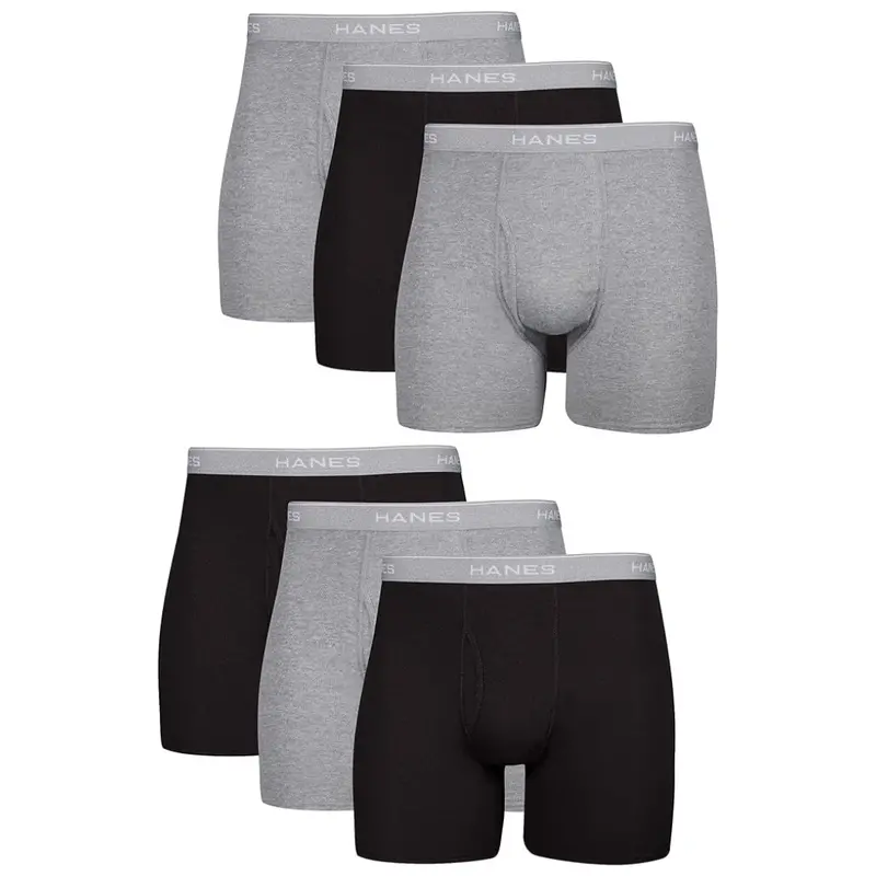 6-Pack Hanes Men's Soft Breathable Cotton Multipack Brief Underwear 1