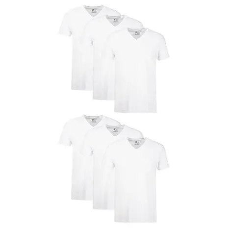 6-Pack Hanes Men's Undershirts T-Shirts 1