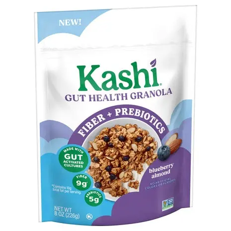 6-Pack Kashi Gut Health Blueberry Almond Granola 1