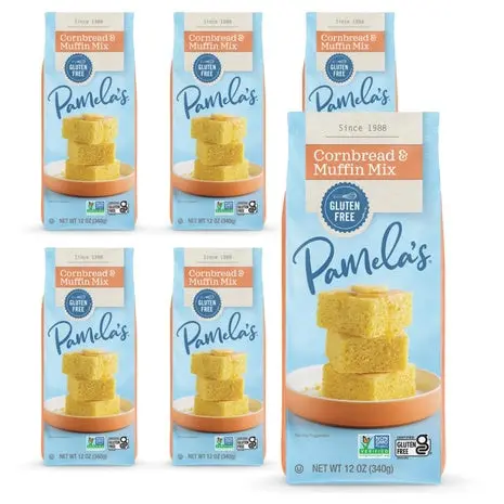 6-Pack Pamela’S Gluten-Free Cornbread & Muffin Mix 1