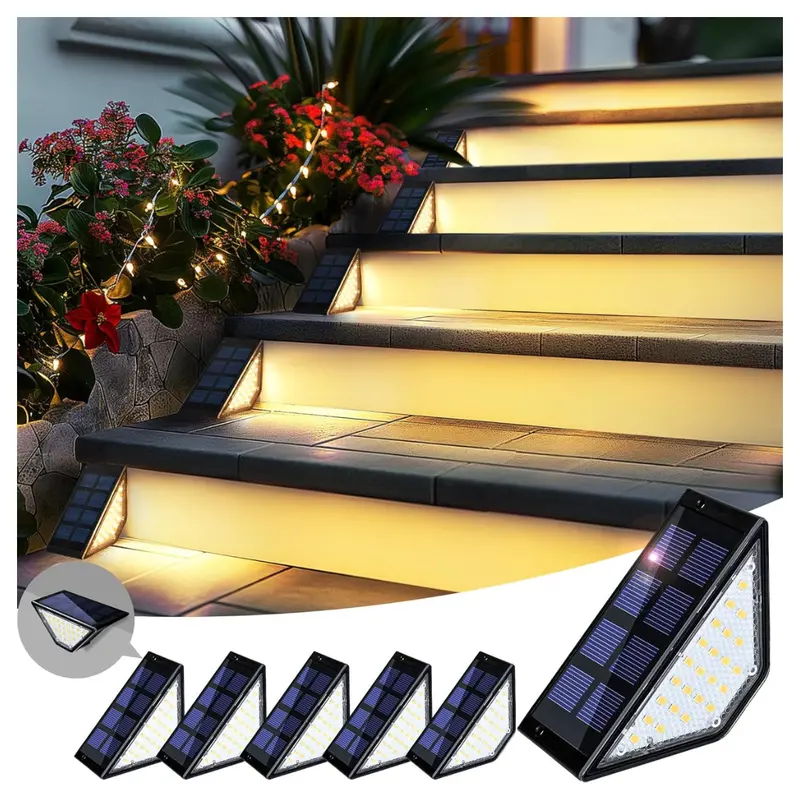 6-Pack Patiowin Solar Step Lights 1