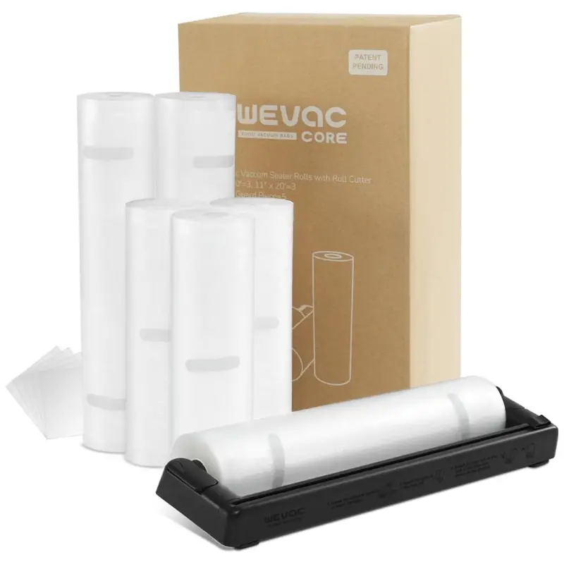 6-Pack Wevac Leakproof Vacuum Sealer Rolls W/ Dispenser 1