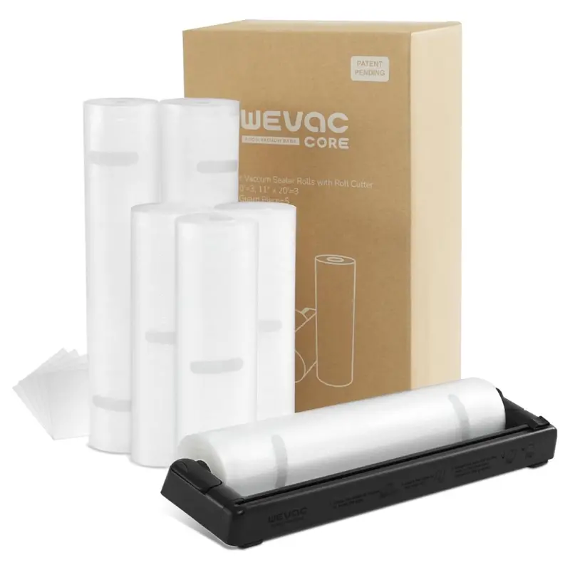 6-Pack Wevac Leakproof Vacuum Sealer Rolls W/ Dispenser 1