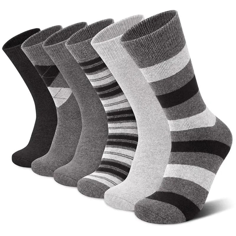 6-Pairs Men's Merino Wool Thermal Socks 1