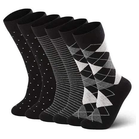 6 Pairs Of Men’S Dress Socks 1