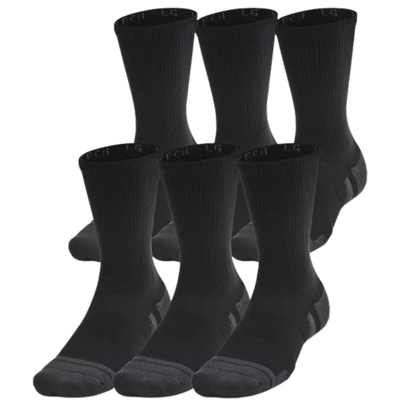 6-Pairs Under Armour Ua Performance Tech Unisex Quarter Socks 1