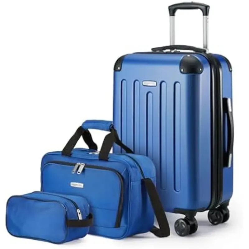 6-Piece Amazon Basics Carry-On Luggage Set (22"/15"/10") 1