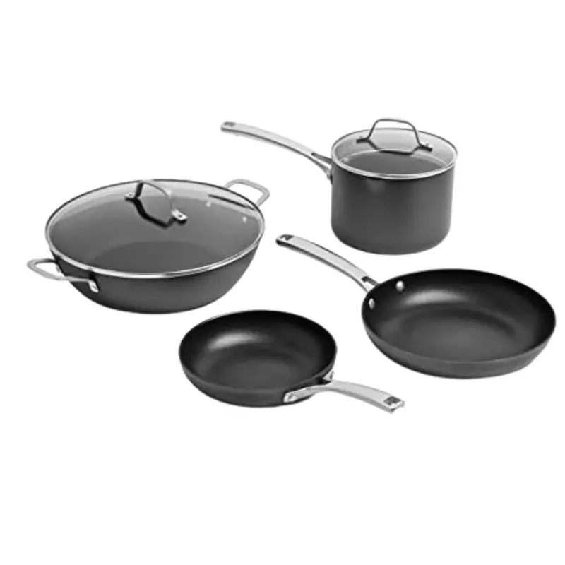 6-Piece Calphalon Classic Hard-Anodized Nonstick Cookware Set 1