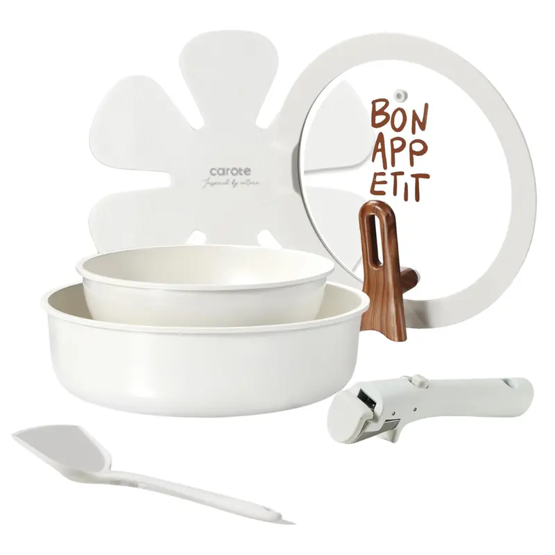 6-Piece Carote Nonstick Ceramic Kitchen Cookware Sets 1
