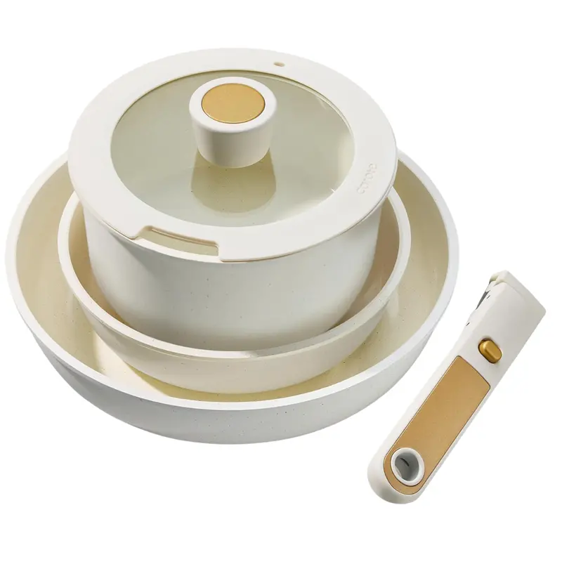 6-Piece Carote Nonstick Pots And Pans Cookware Set 1