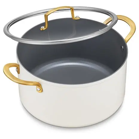 6-Quart Ceramic Nonstick Stock Pot With Lid 1