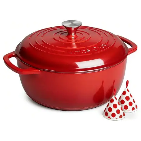 6-Quart Enameled Cast Iron Dutch Oven 1