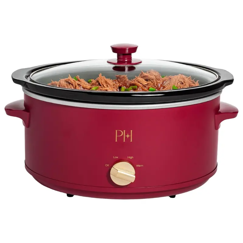 6-Quart Paris Hilton Manual Slow Cooker 1