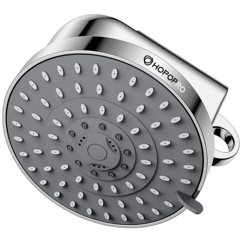 6" Round 5-Modes High Flow Shower Head W/ Built-In Filter 1