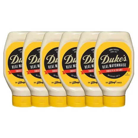 6 Squeeze Bottles Of Duke's Mayonnaise 1
