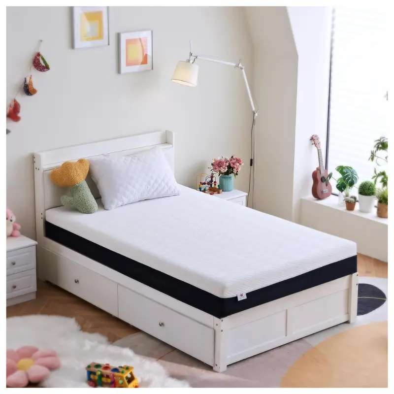 6" Twin Size Cooling Gel Memory Foam Mattresses 1