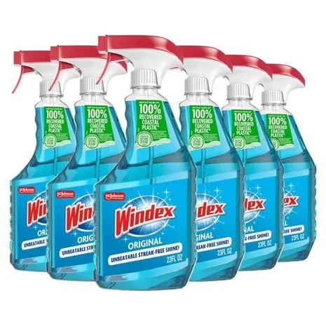 6 Windex Glass And Window Cleaner Spray Bottles 1