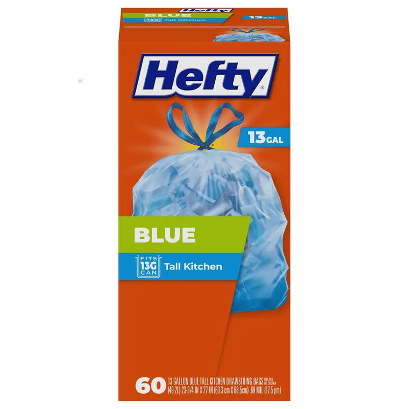 60-Count 13-Gallon Hefty Trash Bags 1